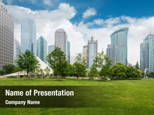 Green City Concept PowerPoint Template