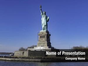 Liberty Enlightening the World PowerPoint Template