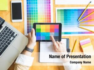 Computer Palette PowerPoint Template