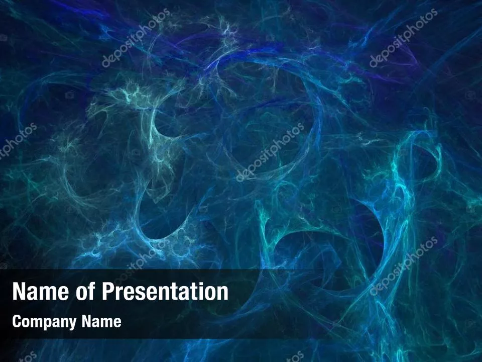 Abstract Blue Nebula